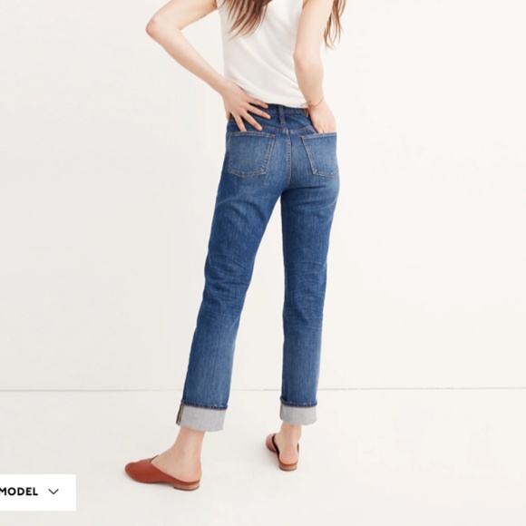 Madewell The High-Rise Slim Boyjean - Milton Wash - Size 26 - Picture 2 of 15